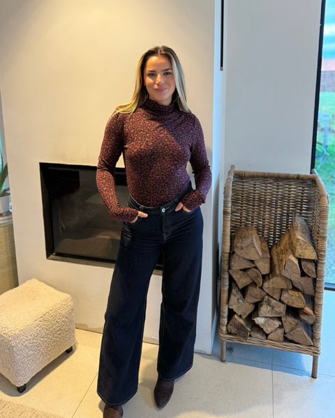 Top bordeaux - LÉOPARD