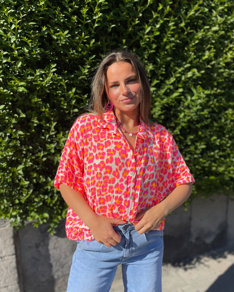 Chemise manche courte - LÉOPARD