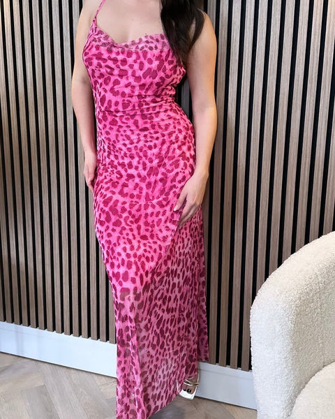 Robe rose - LÉOPARD