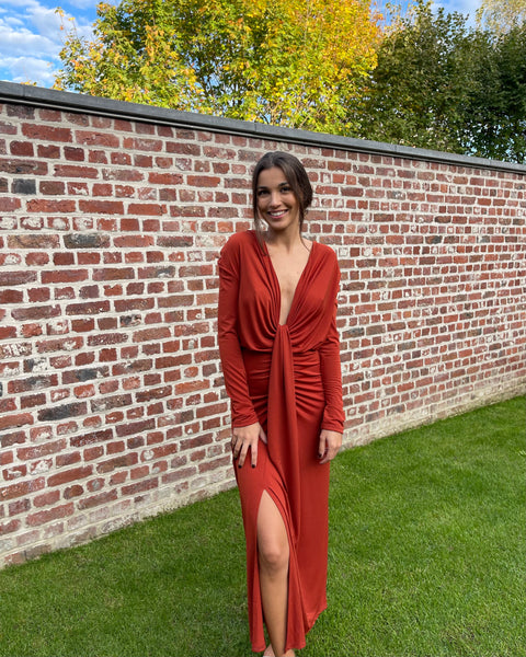 Robe terracotta - ANOUK