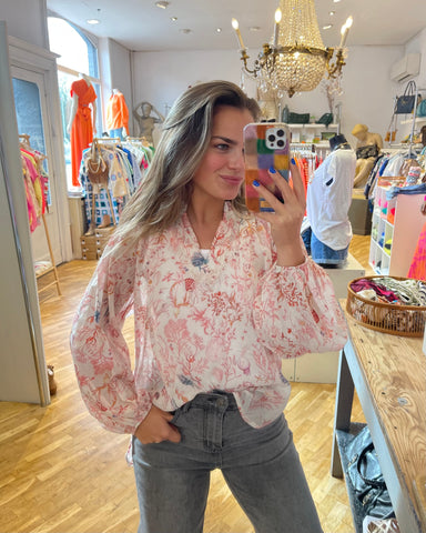 Chemisier corail - CARMEN