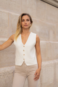 Gilet blanc - MAYA
