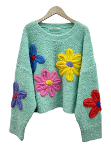 Pull bleu - FLORA