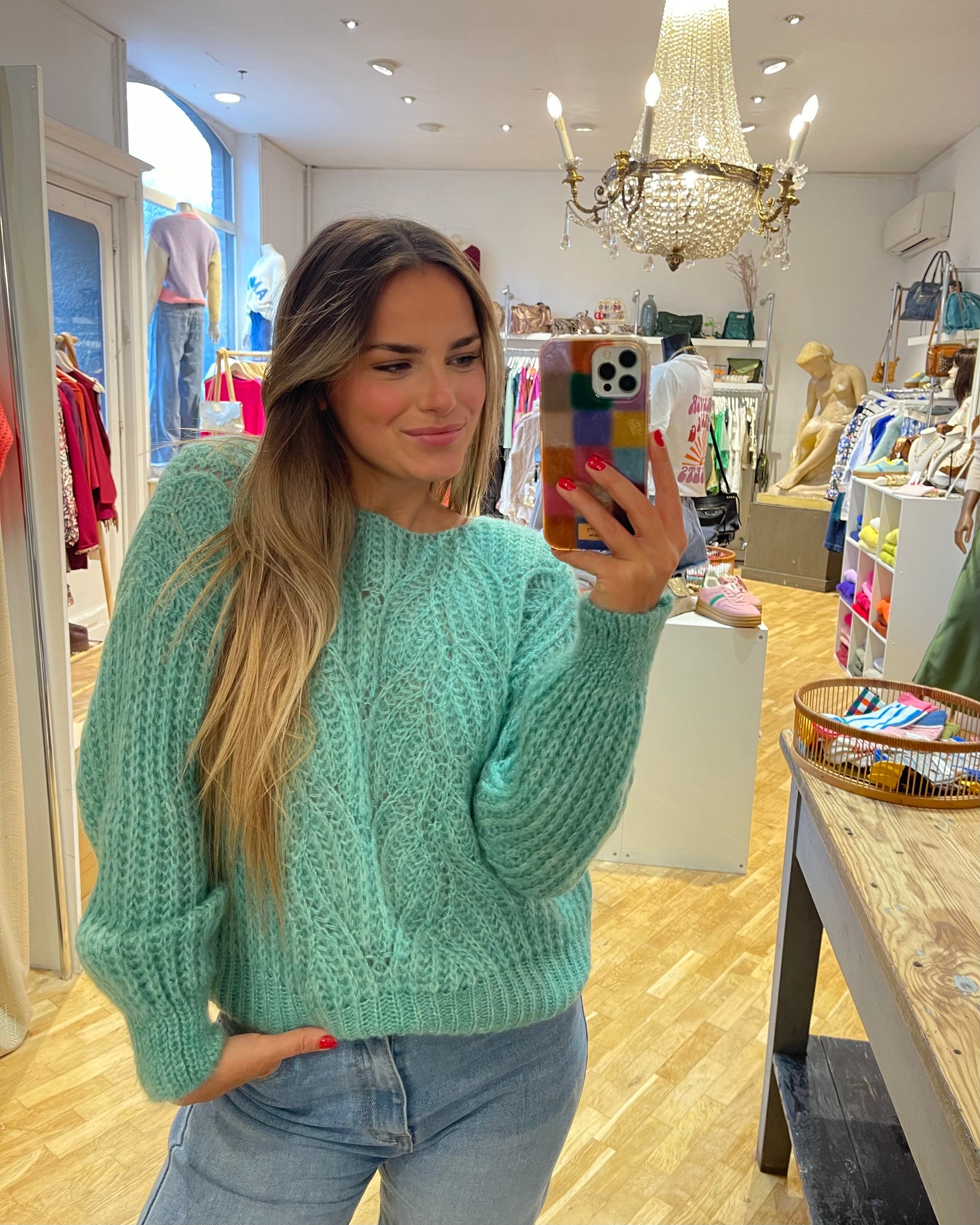 Pull bleu - CATHY