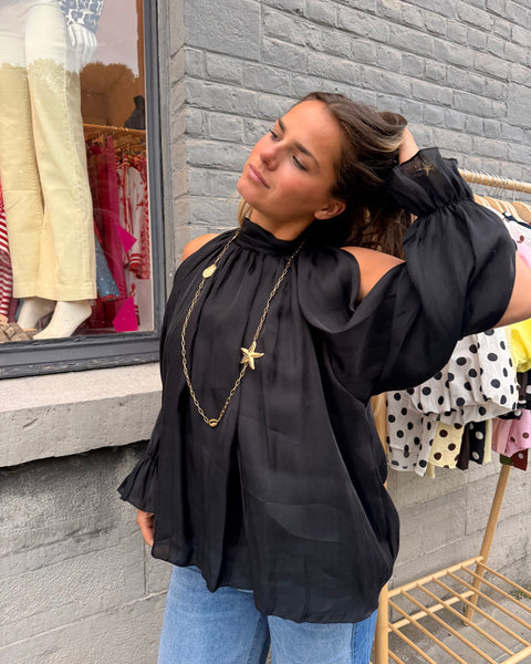 Blouse noire - CHRISTIE