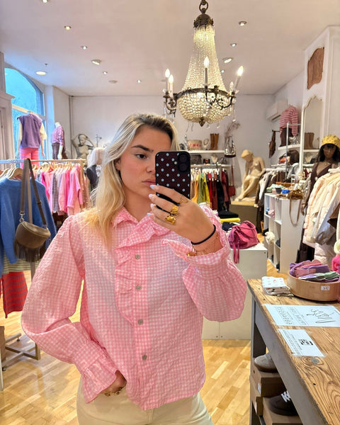 Pink blouse - SOFISIA