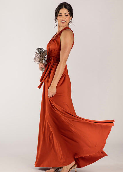 Robe terracotta multipositions - NELLE