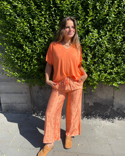 Pantalon orange - NOEUD