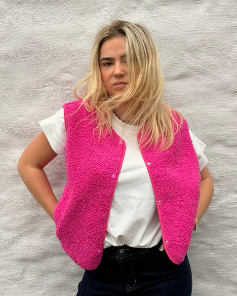 Gilet rose - ROSA