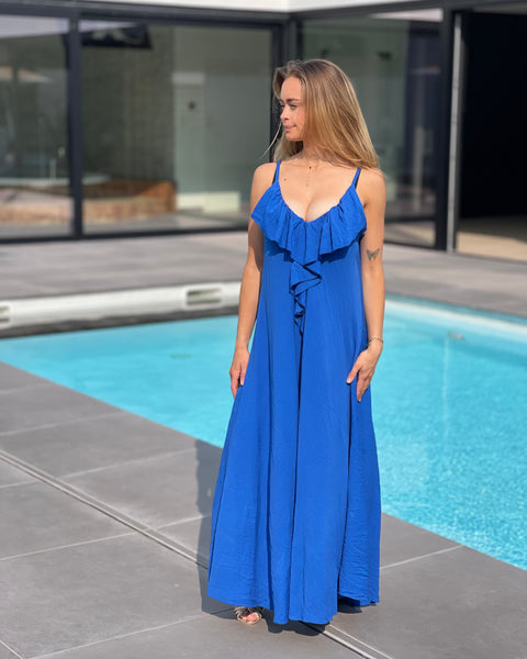 Robe bleu éléctrique - HAVANAIS
