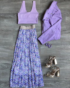 Jupe mauve - CHANY