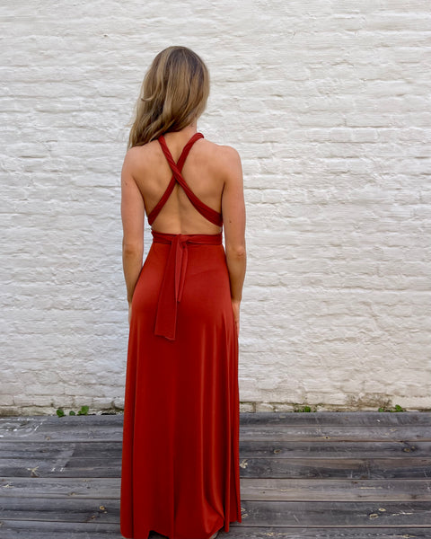 Robe terracotta - CAMÉLÉON