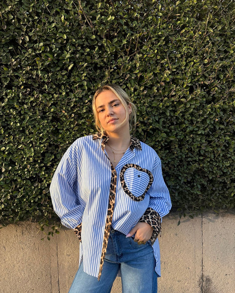 Striped Shirt - LEOPARD