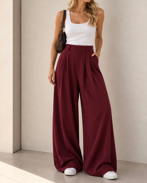 Pantalon bordeaux - CHIC