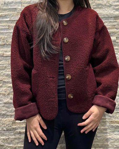 Veste bordeaux - MICHELLE