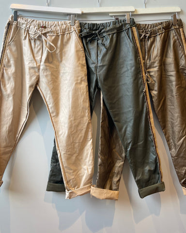 Pantalons simili cuir - MARIE