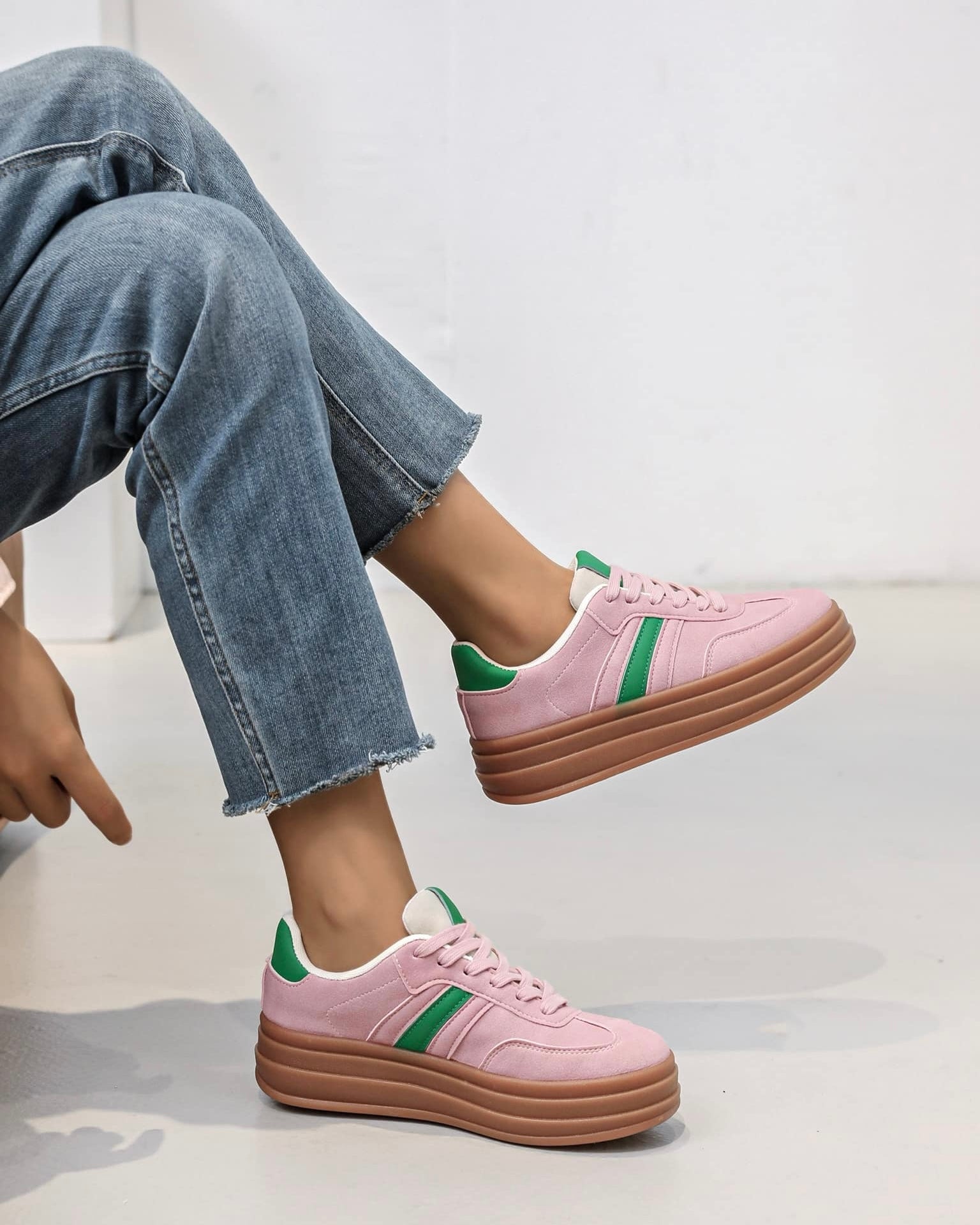 Baskets rose - GAZELLE