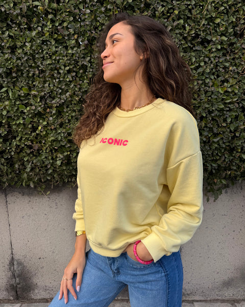 Pull jaune - ICONIC