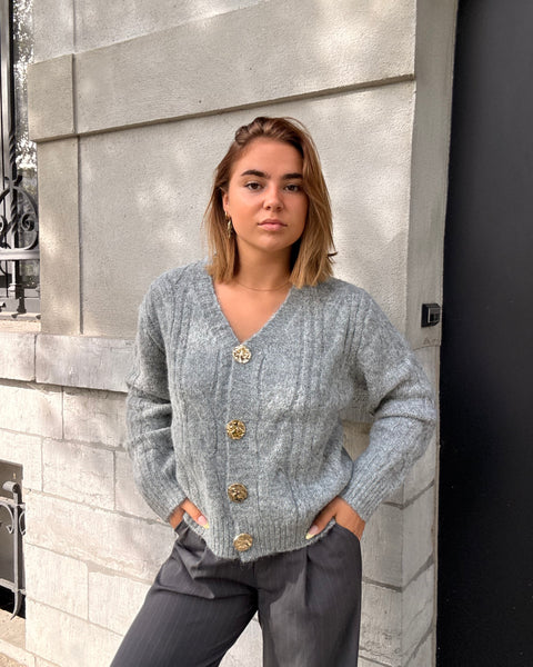 Gilet gris - TRESSES