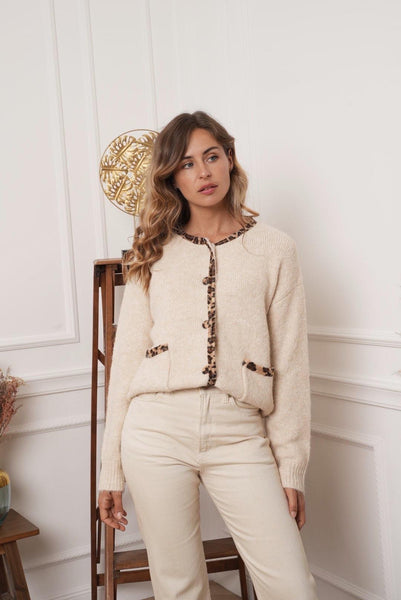 Gilet beige - CASIS