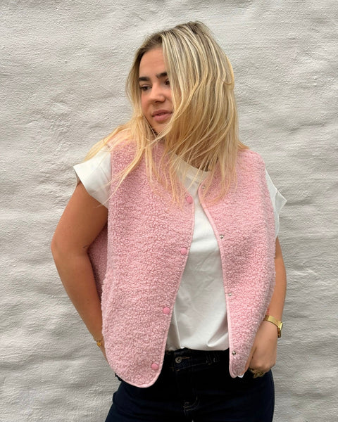 Gilet rose pale - ROSA