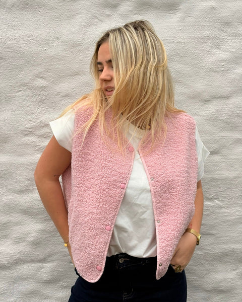 Gilet rose pale - ROSA