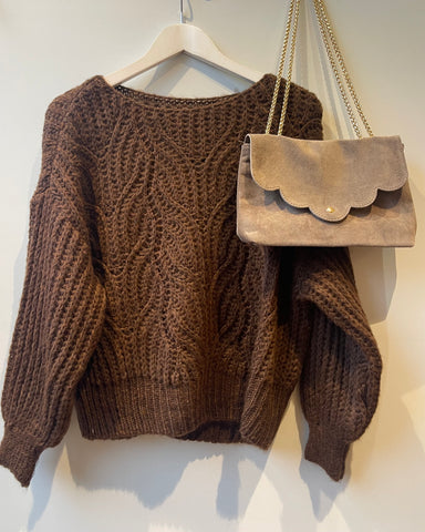 Pull marron - LIBISA