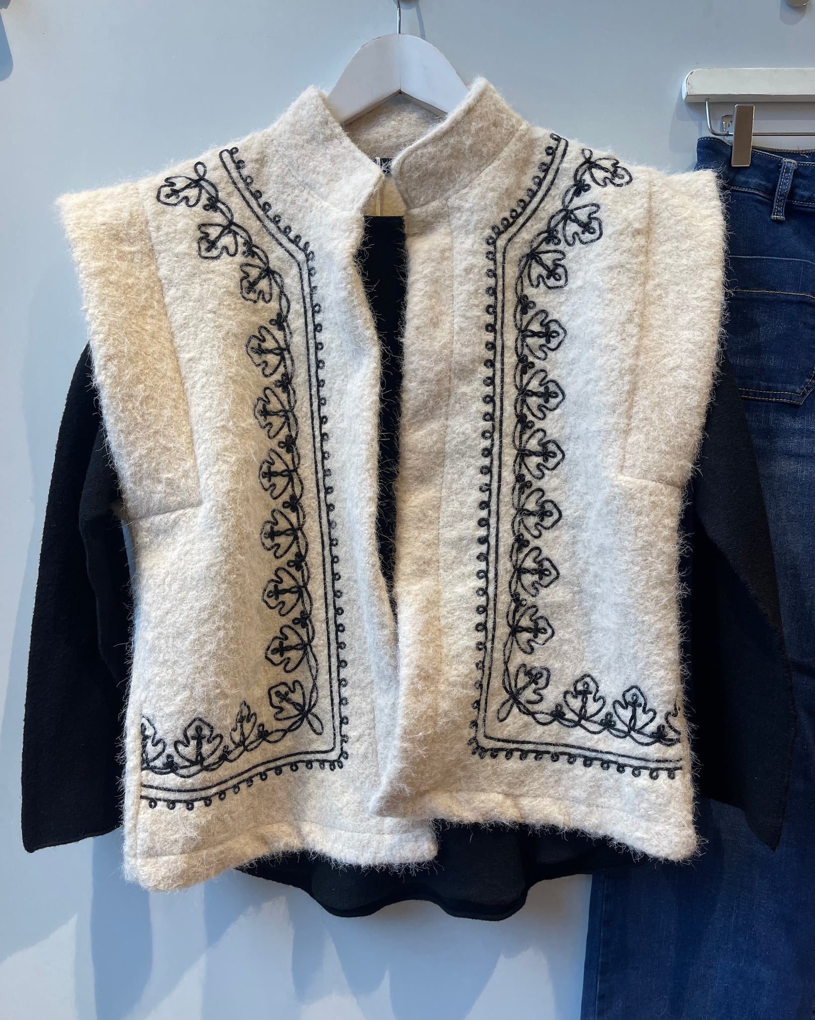 Gilet sans manches blanc - JILL