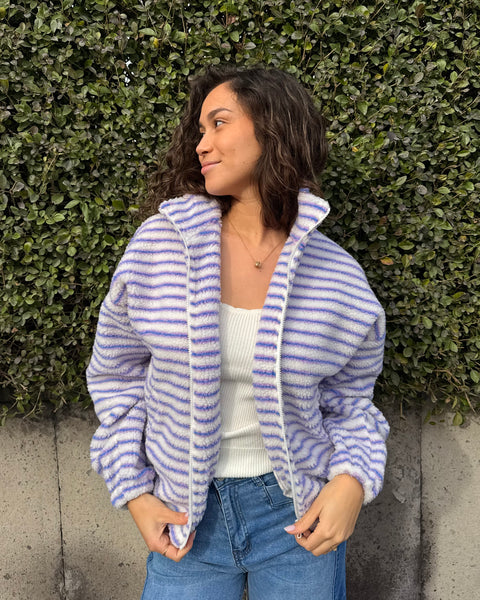 Purple vest - FLEECE