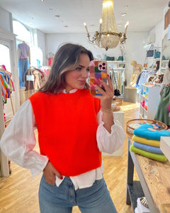 Pull orange fluo - DADJI