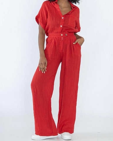 Pantalon rouge - LIN