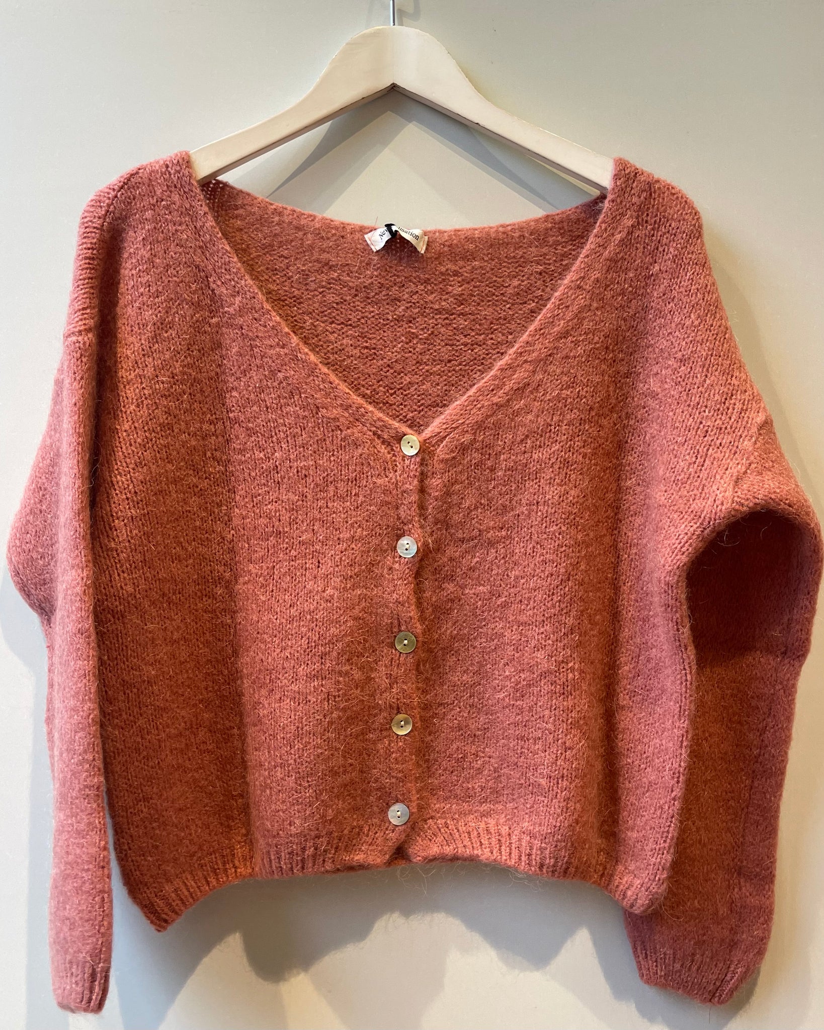 Gilet rose - JULIE