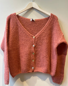 Gilet rose - JULIE