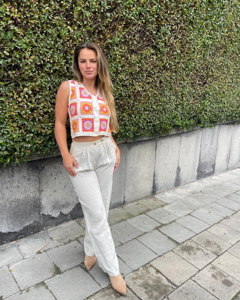 Pantalon en lin - CHRISTINE
