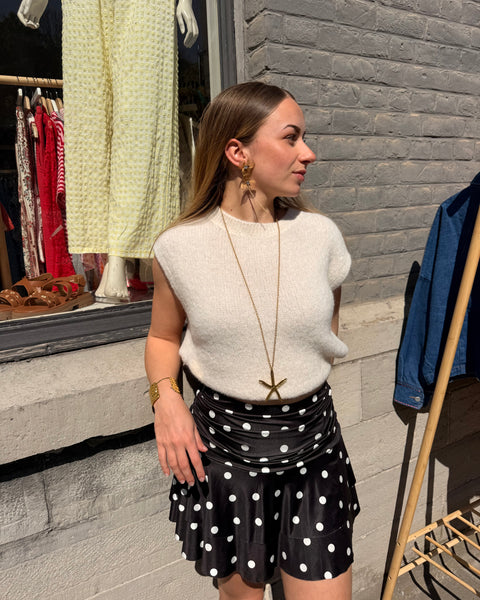 Jupe short - À POIS