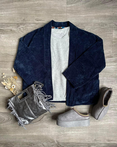 Veste bleue - CHASSY