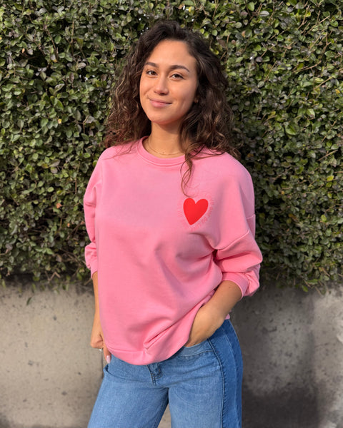 Pull rose - QUE DU LOVE