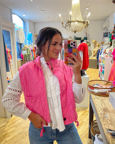 Veste sans manches rose - GIPSY