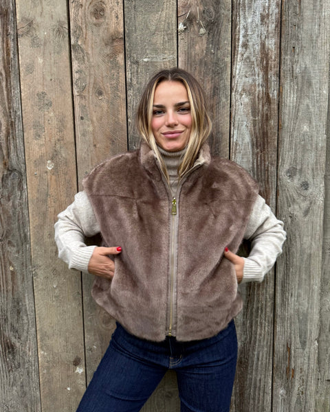 Veste réversible - BEIGE