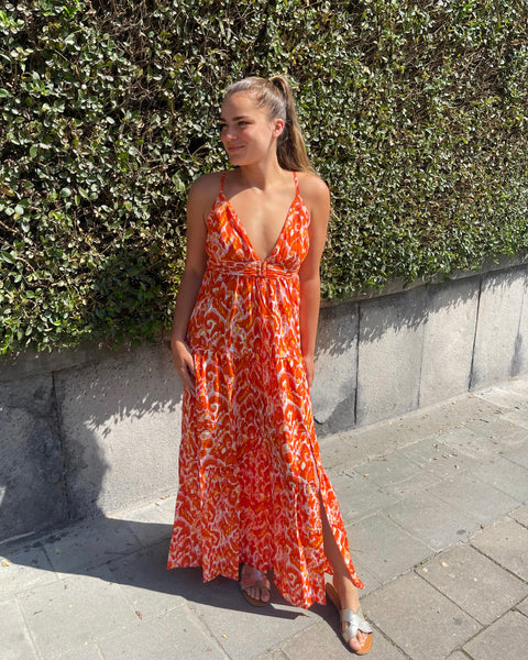 Robe orange - JALLIE