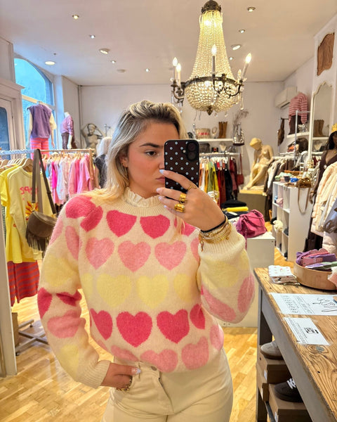 Hearts sweater - CAMILLE