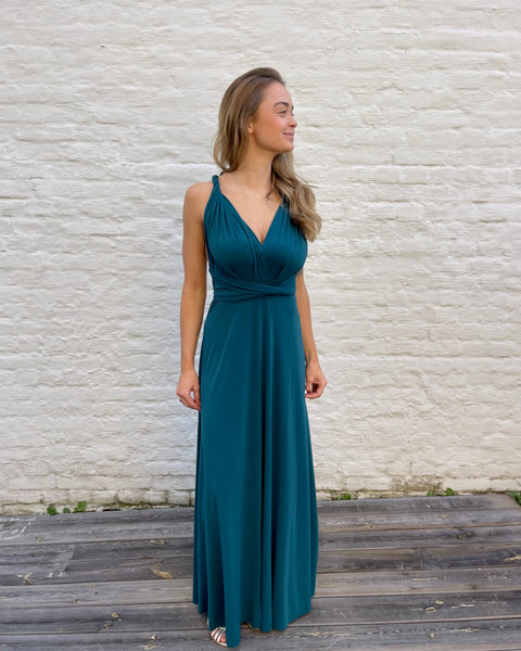 Robe bleu canard - CAMÉLÉON