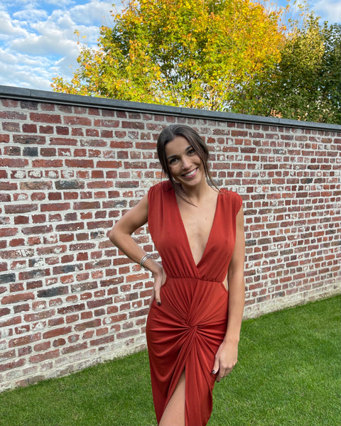 Robe terracotta - ANAËLLE