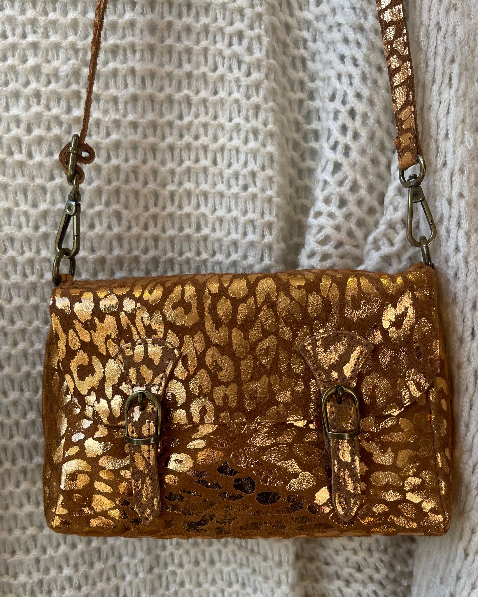 Sac camel léopard - GERNIA