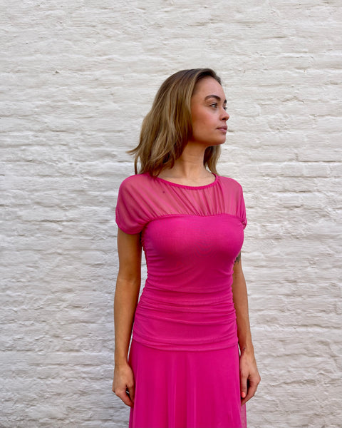 Robe rose - CHRISTIE