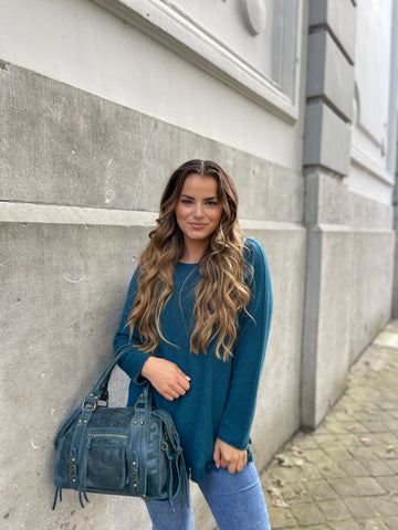 Sac bleu canard - LOLITA