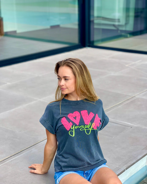 T-shirt gris - LOVE YOURSELF
