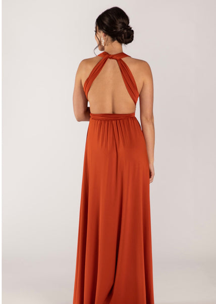 Robe terracotta multipositions - NELLE