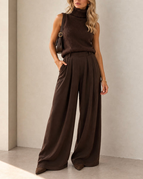 Pantalon chocolat - CHIC