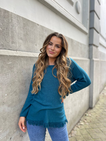 Pull bleu canard - CAROLINE
